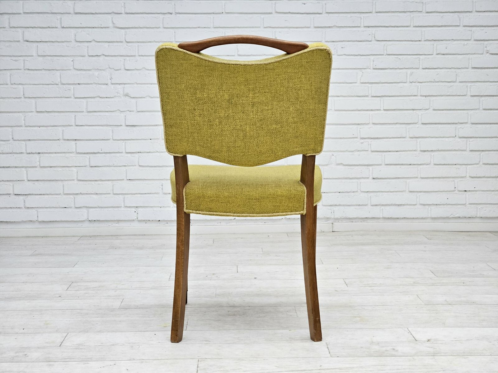 photo furniture 1970s, Set Of 6 Danish Dining Chairs By Slagelse Møbelværk, Original Condition.