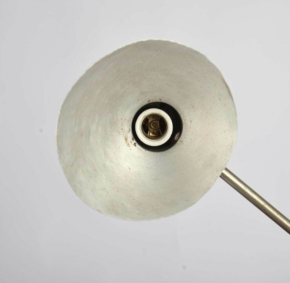 Bauhaus Functionalist Desk Lamp By Franta Anyz, 1930s – Nickel Plated Brass & Aluminum With Adjustable Shield, Perfect For Modern Interiors photo vinterior