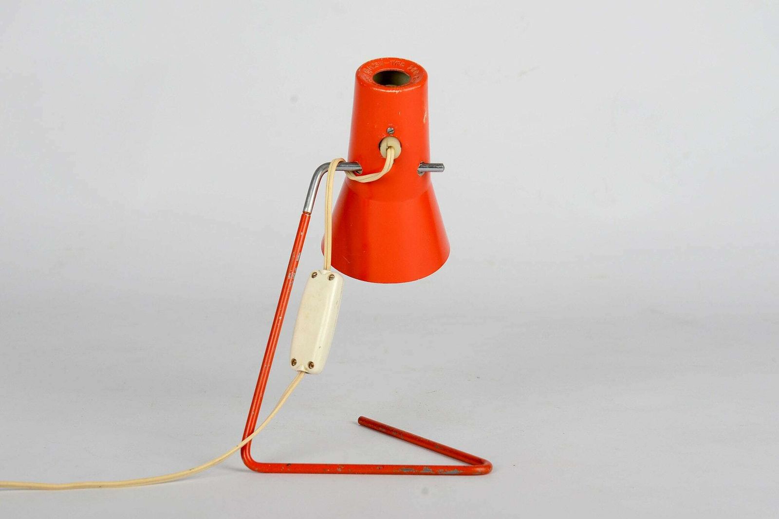 Vintage Modern Lamp By Josef Hurka For Drupol, 1960s, Mid Century Modern Vintage Atomic Lighting, Mid Century Desk Lamp photo vinterior