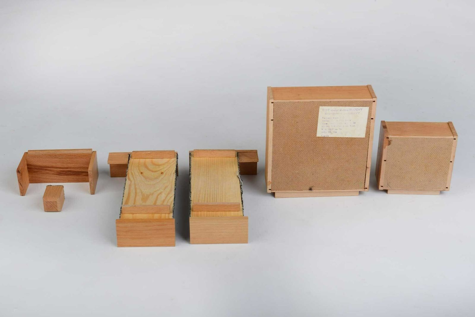 Vintage Toy Furniture Bedroom, 1970s photo 113.0