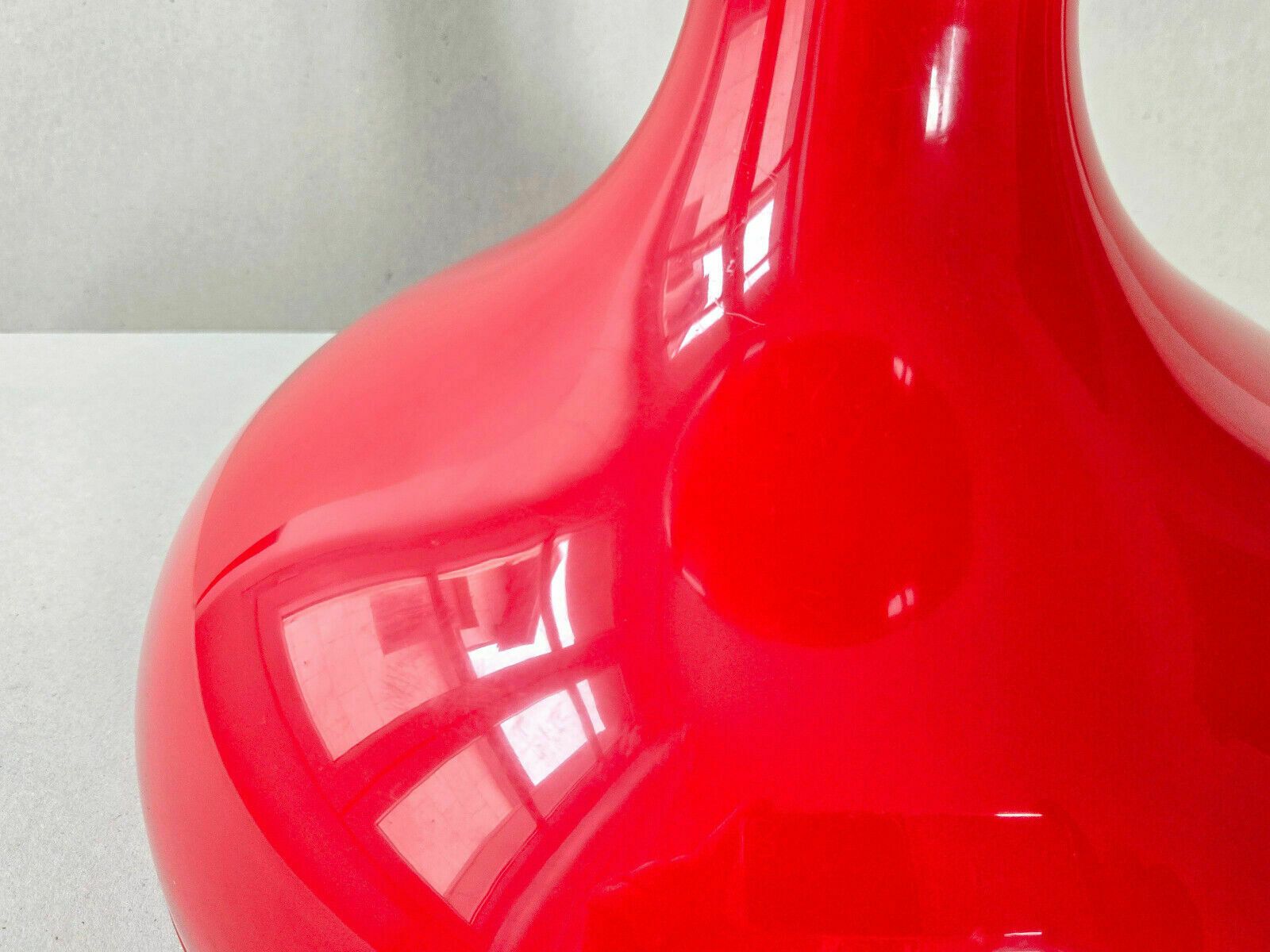 Floor Lamp Diabolo Vintage 1960 Space Plastic Red 60s 1960s photo Lighting