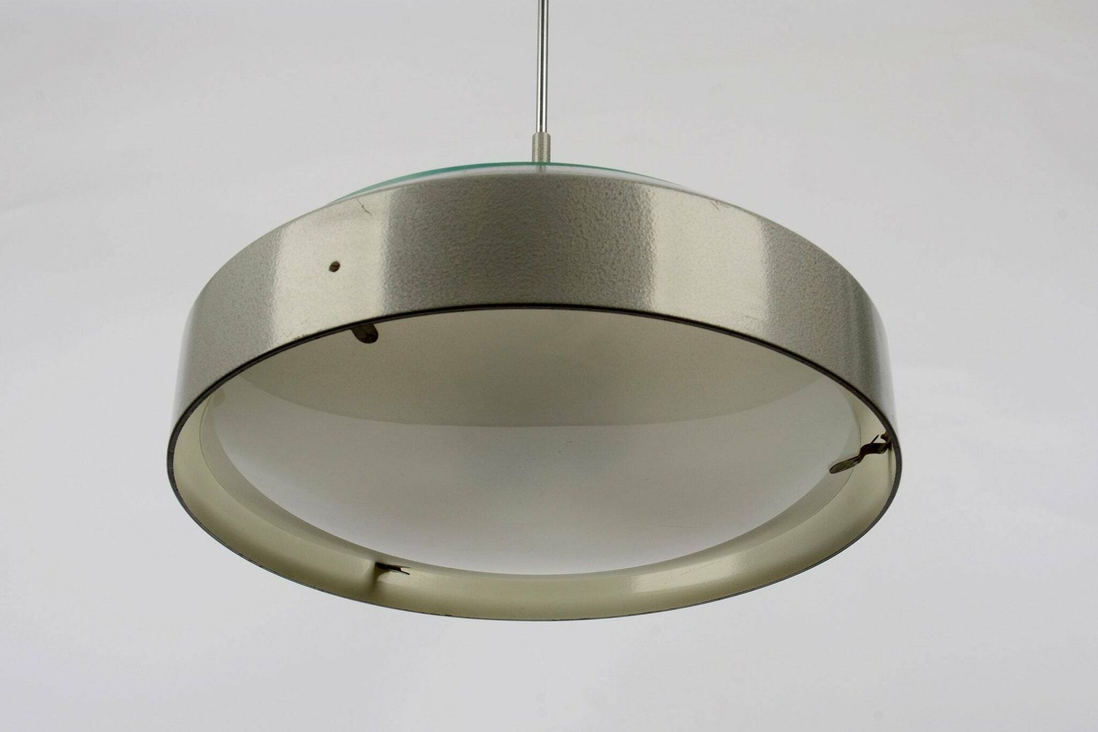 Mid Century Modern Chandelier Napako 1330 By Josef Hurka 1960's, Mid Century Chandelier Glass. Ceiling Light, Retro Lighting. photo vinterior
