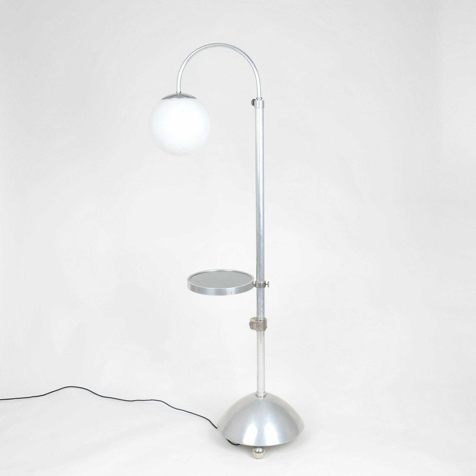 Bauhaus Or Art Deco Floor Lamp With Integrated Speaker By Stiltron, 1930s photo furniture
