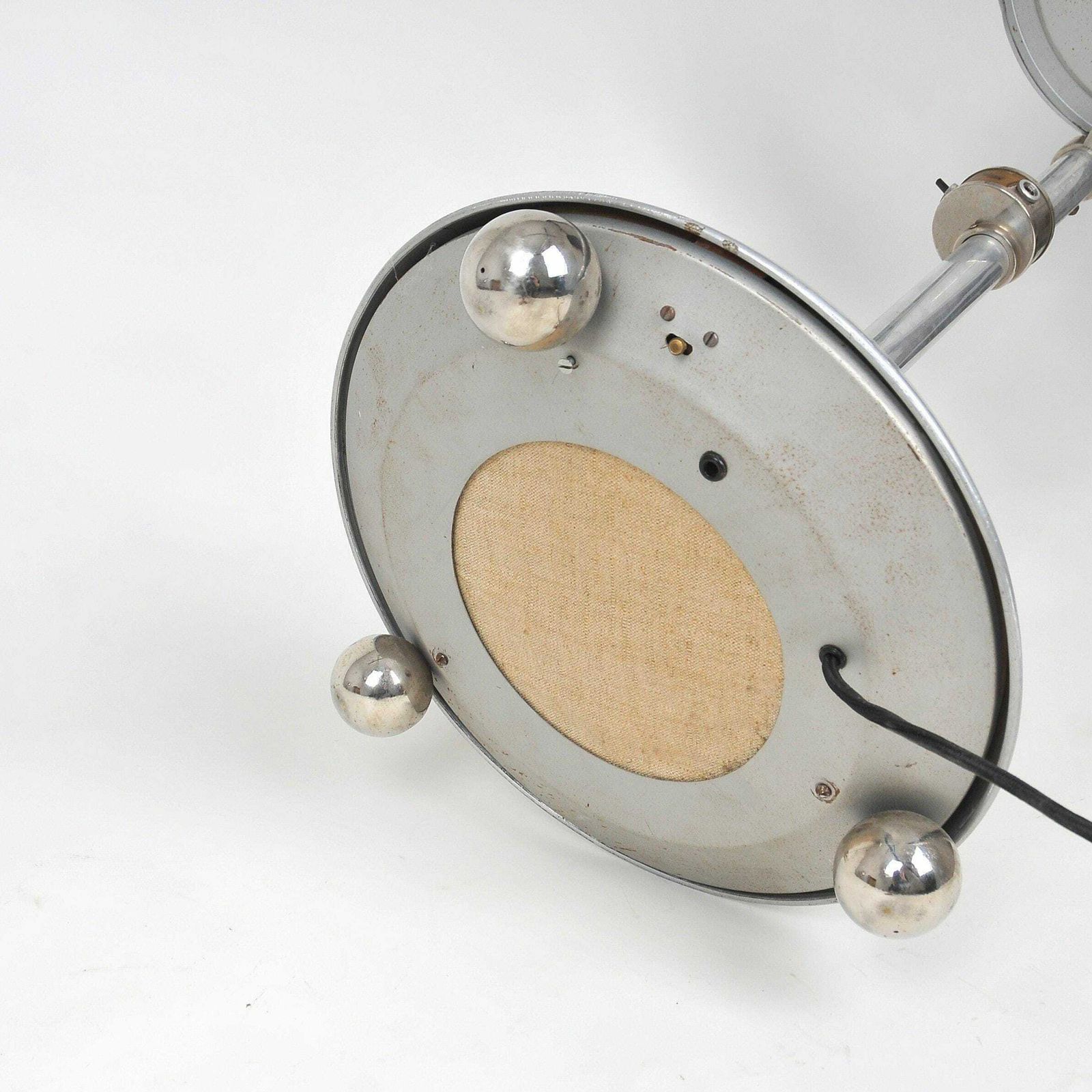 Bauhaus Or Art Deco Floor Lamp With Integrated Speaker By Stiltron, 1930s photo Lighting