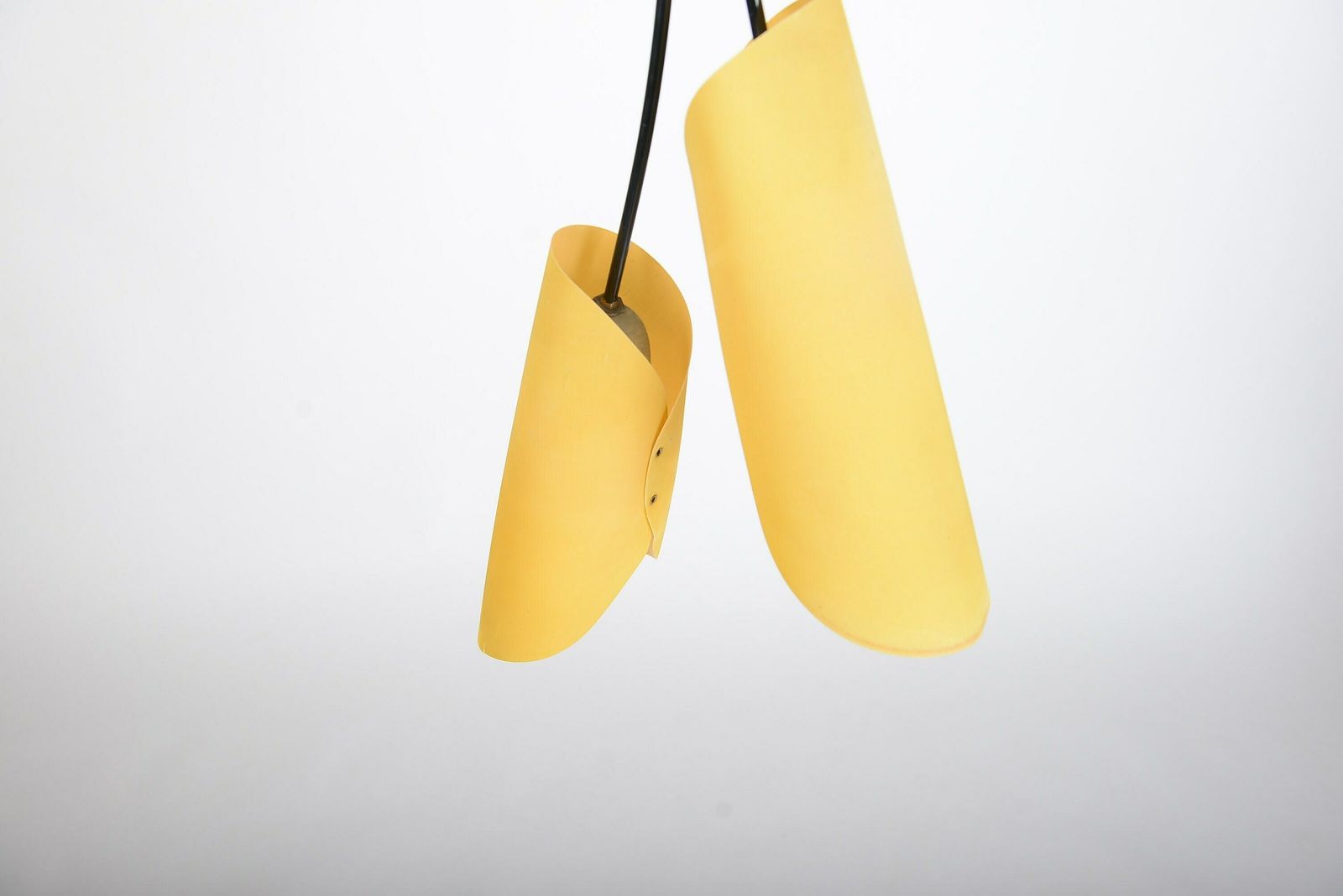 Mid Century Modernist Chandelier Napako, Mid Century Chandelier Glass. Ceiling Light, Retro Lighting photo vinterior