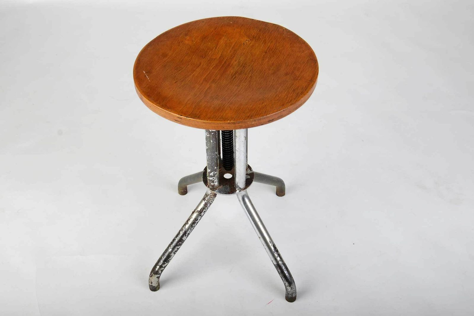 Bauhaus Stool Thonet B195 Variant By Marcel Breuer, Knoll, Deco, Thonet Style photo for sale
