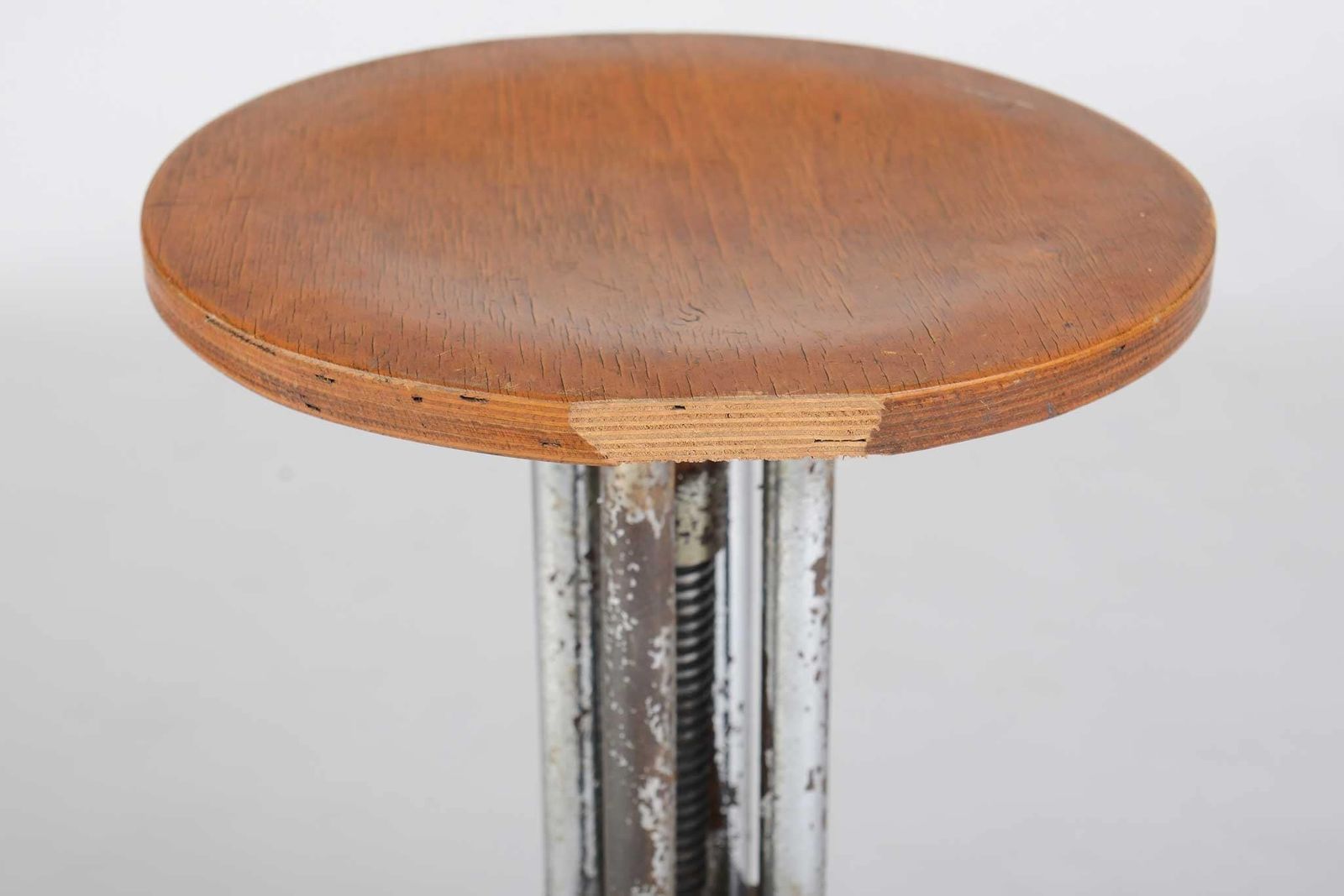 Bauhaus Stool Thonet B195 Variant By Marcel Breuer, Knoll, Deco, Thonet Style photo 574.0