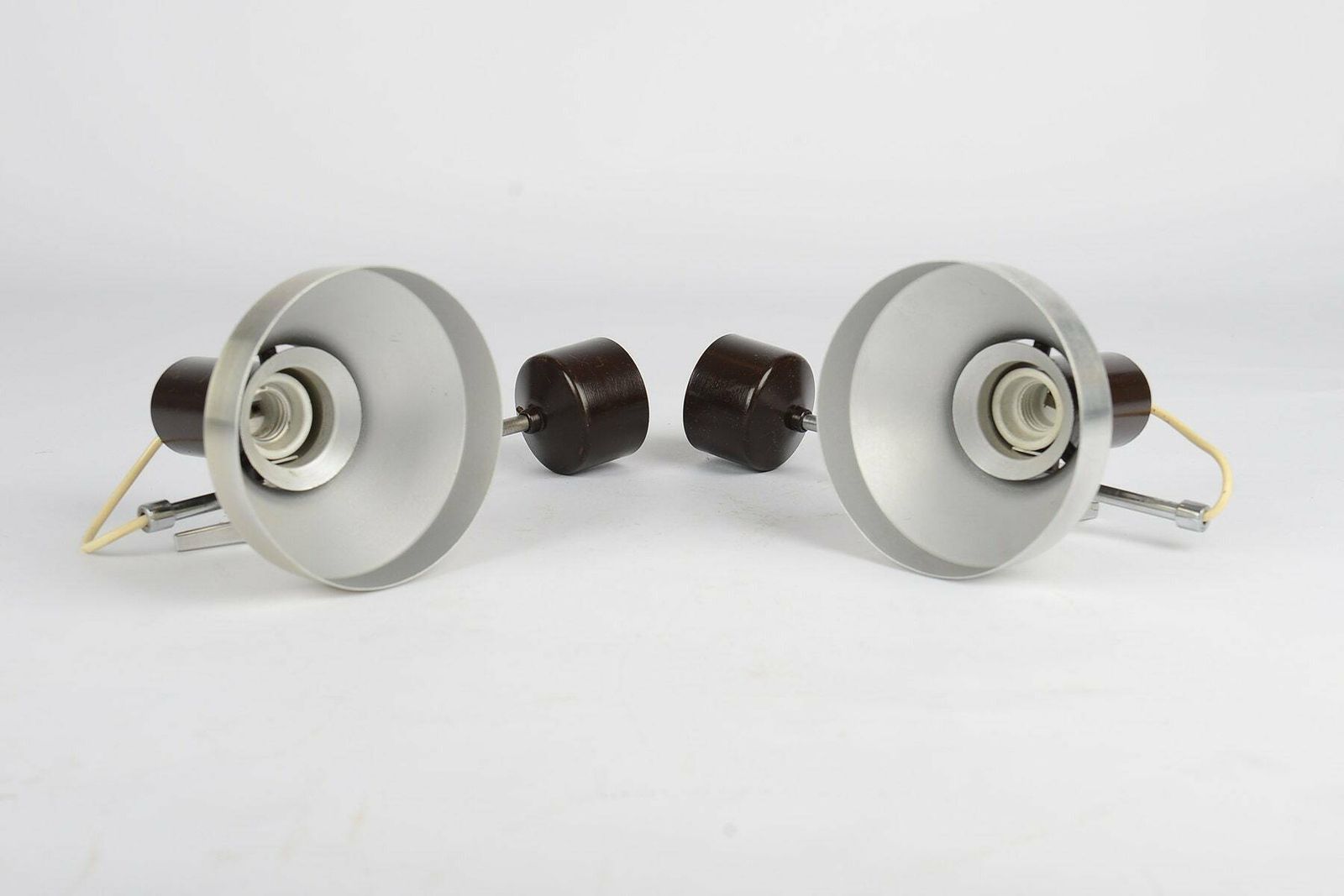 Mid Century Wall Lamps By Josef Hurka For Napako, 1970s, Set Of 2, Mid Century Scones photo vinterior