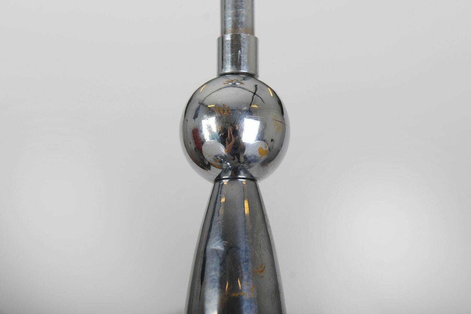 Art Deco Modernist Chandelier, 1930s, Mid Century Chandelier, Retro Lighting photo vintage