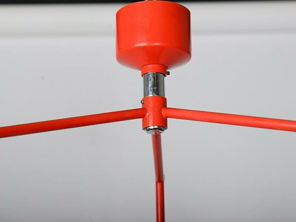 Mid Century Modernist Chandelier Napako, Mid Century Chandelier Glass. Ceiling Light, Retro Lighting photo 272.0