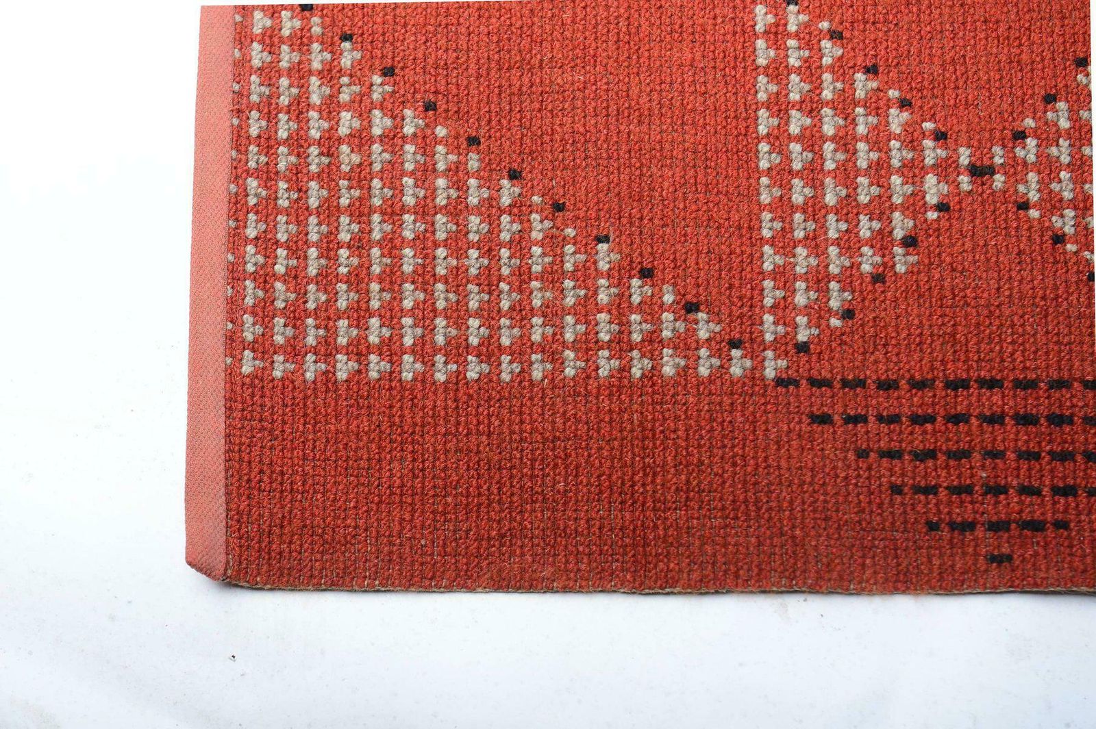 Mid Century Modern Geometric Carpet, Mid Century Modern Geometric Rug, Vintage Rug, Modernist Rug, Modernist Carpet photo for sale