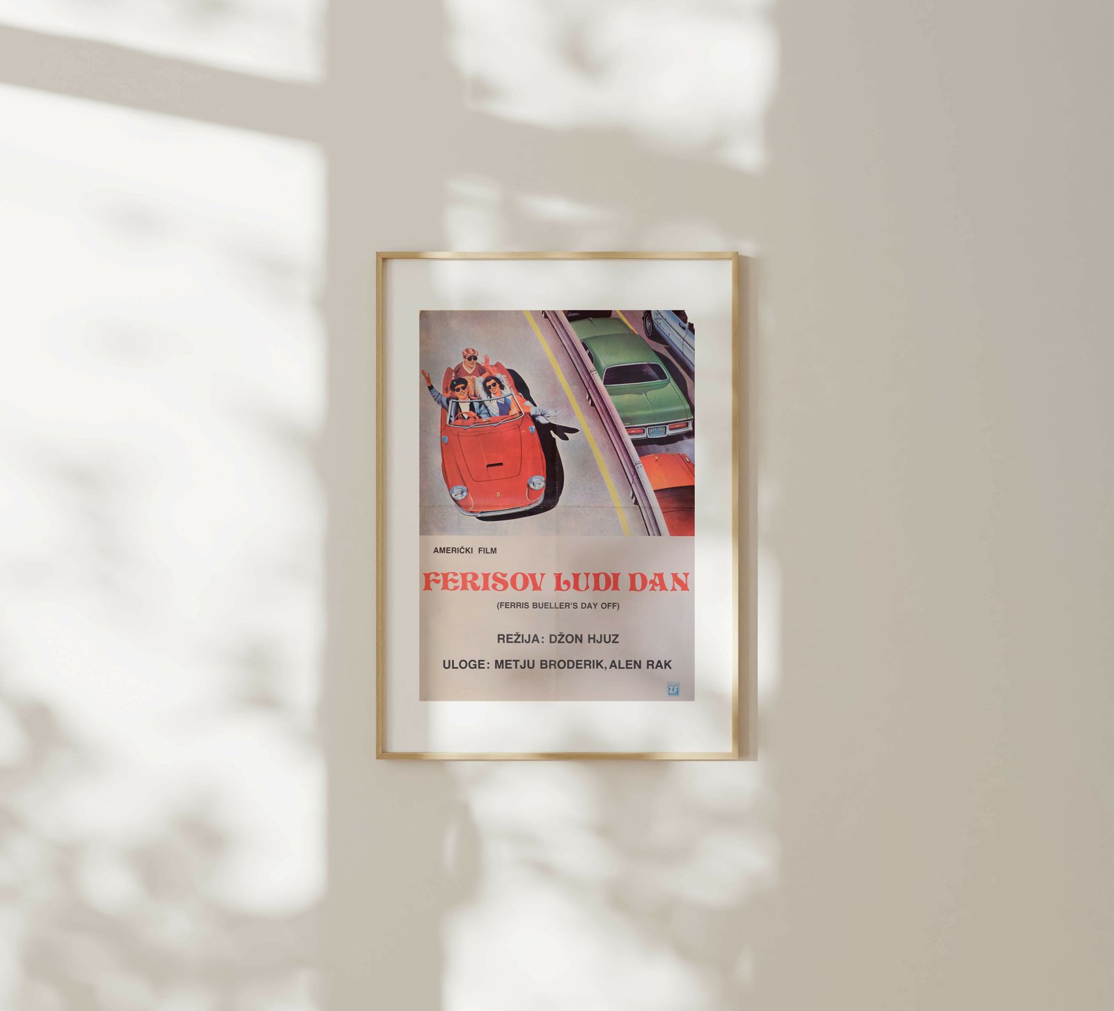 Ferris Bueller's Day Off   Original Yugoslavia Poster | 1986 photo for sale