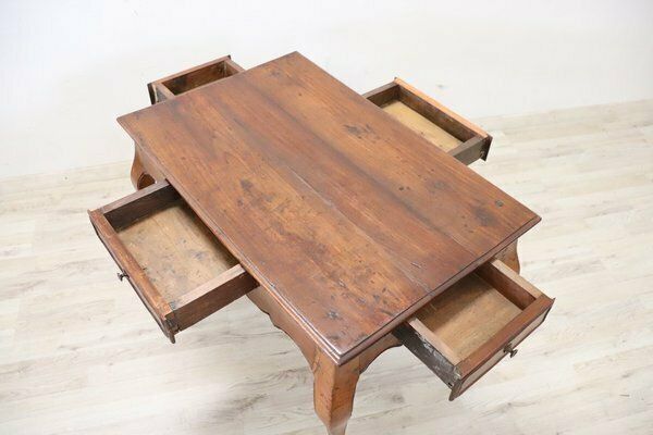 Antique Coffee Table In Cherry Wood, 18th Century photo for sale