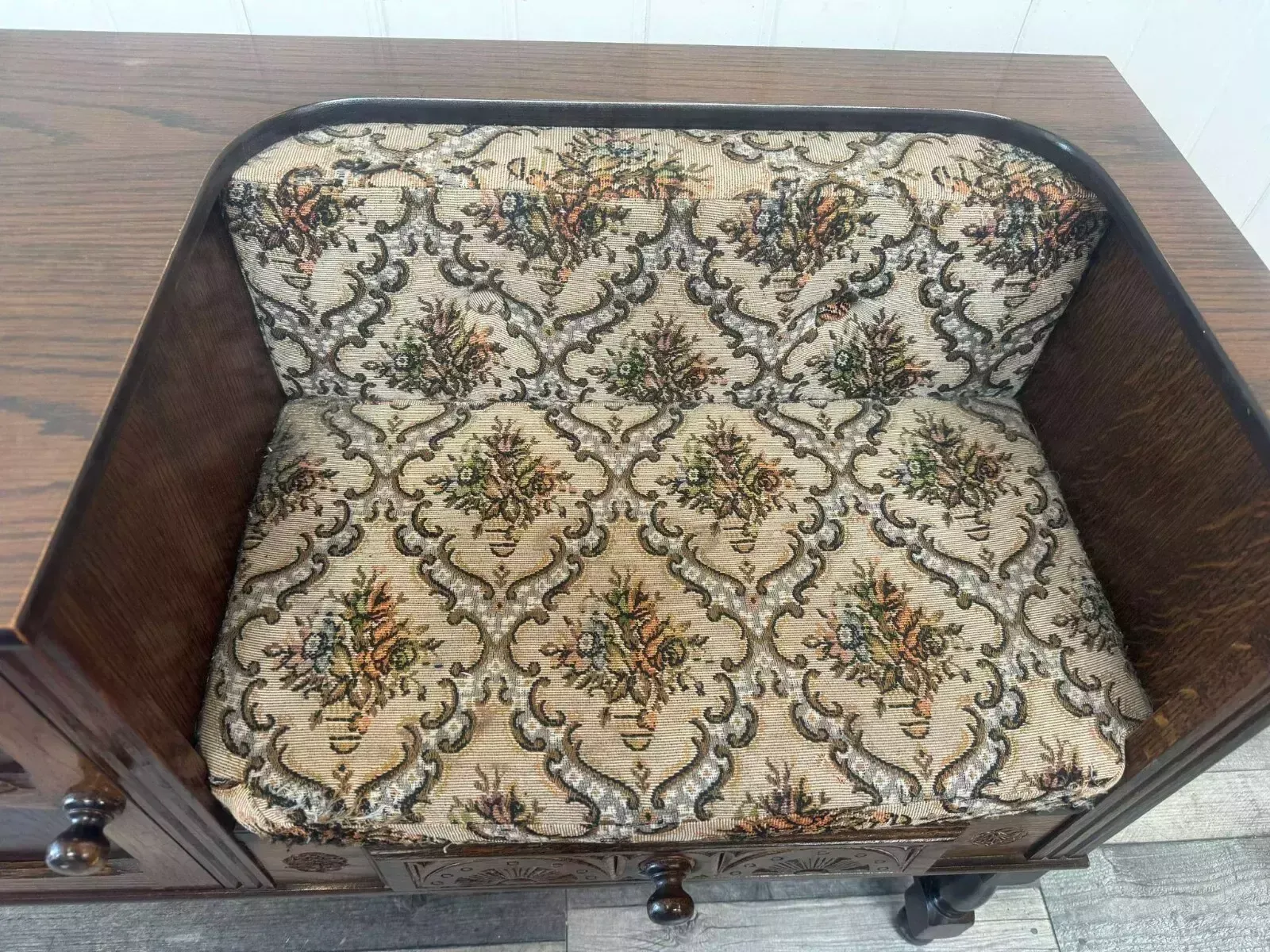 Ready To Upcycle In Your Chosen Colour Vintage Telephone Seat/Table Hallway Unit photo Furniture