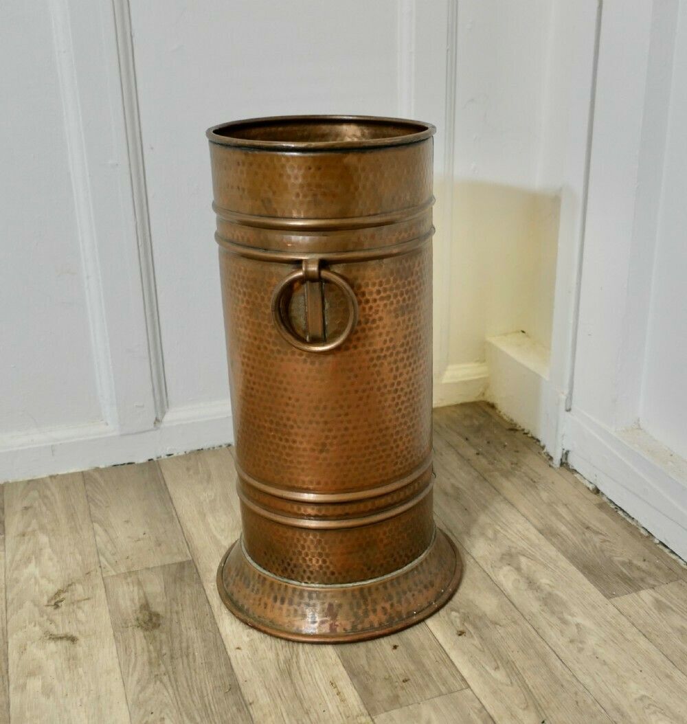 Arts And Crafts Copper Stick Stand, Umbrella Stand photo furniture