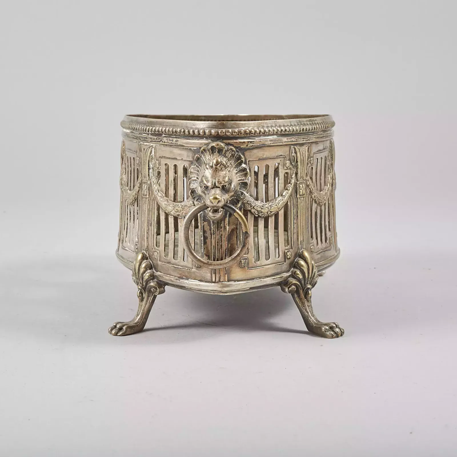 Oval Jardiniere Flower Pot, Early 20th Century photo for sale