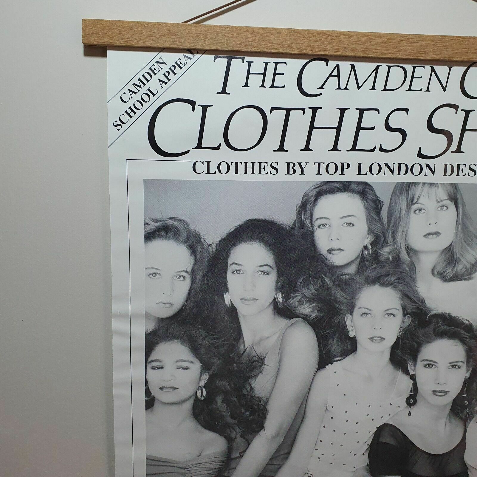 Rare Tony Mcgee Poster 80s Fashion Show Camden Girls, Vivienne Westwood Etc 1989 photo furniture