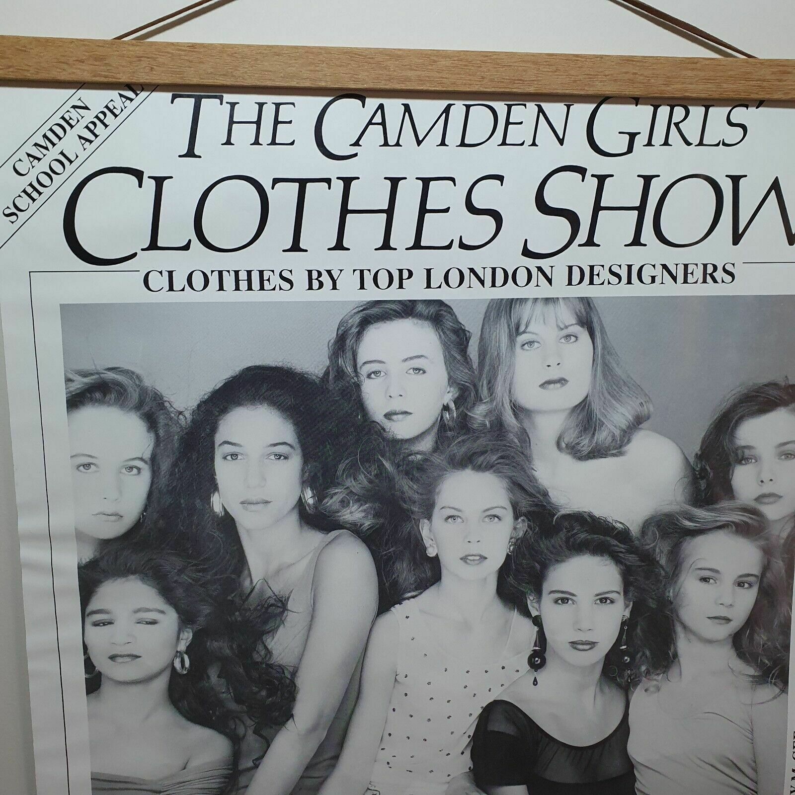 Rare Tony Mcgee Poster 80s Fashion Show Camden Girls, Vivienne Westwood Etc 1989 photo Art