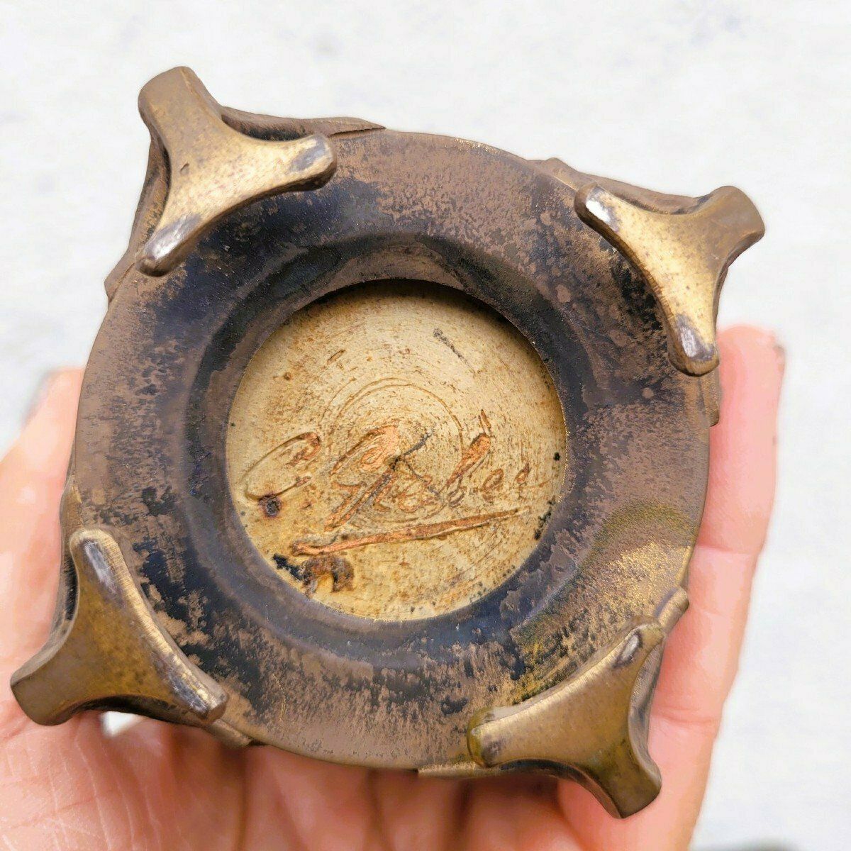 680.0 C Greber, Flamed Stoneware Vase, Art Nouveau, Early 20th Century photo