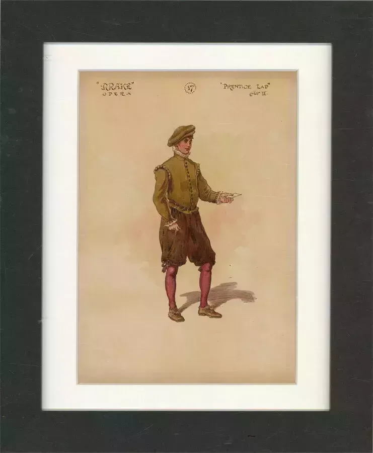 After William Charles Pitcher Ri (1858 1925)   C.1917 Watercolour, Prentice Lad