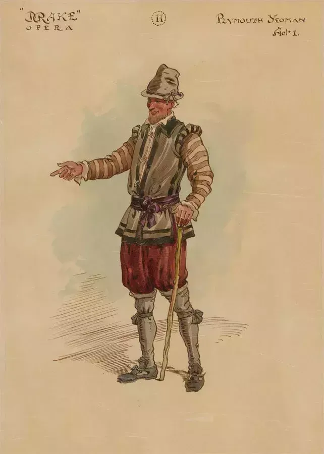 After William Charles Pitcher Ri (1858 1925)   C.1917 Watercolour, Yeoman photo for sale
