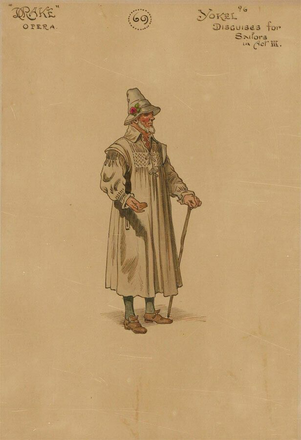 After William Charles Pitcher Ri (1858 1925)   C.1917 Watercolour, Yokel photo furniture