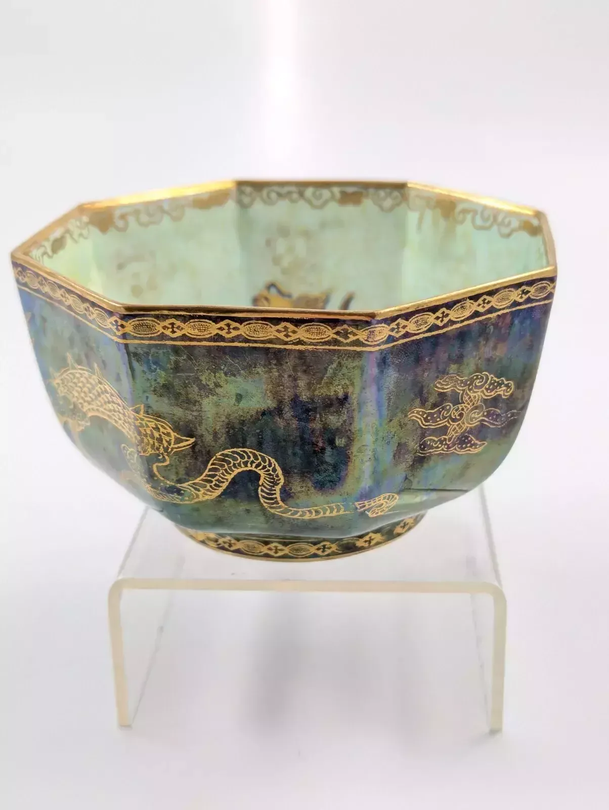 Daisy Makeig – Jones, Fairyland Dragon Lustre Bowl, Wedgwood, C.1915 photo 600.0
