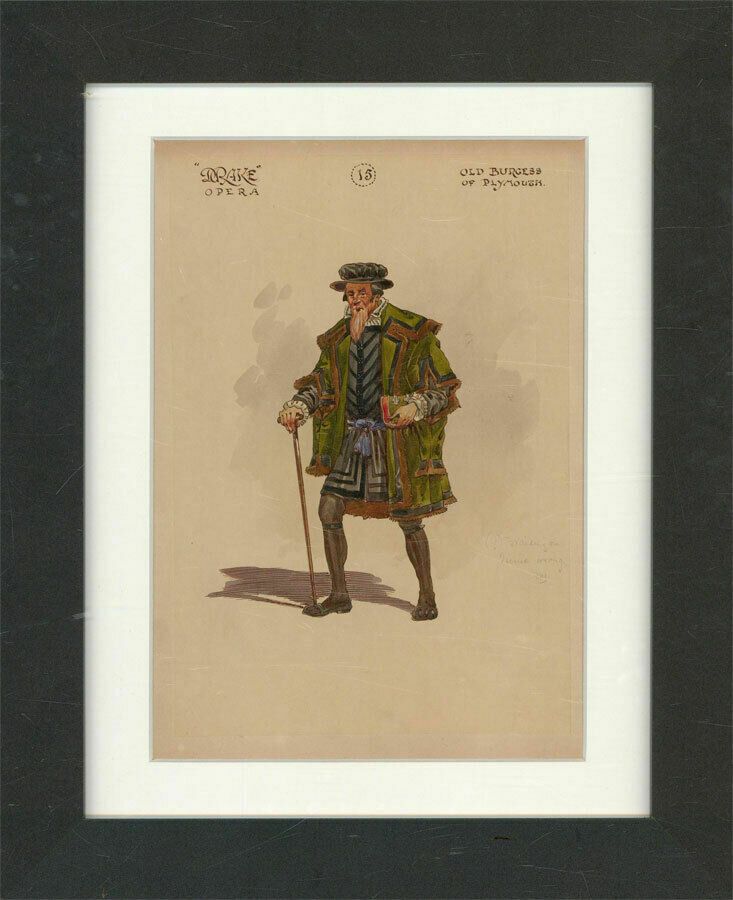 After William Charles Pitcher Ri (1858 1925)   C.1917 Watercolour, Old Burgess