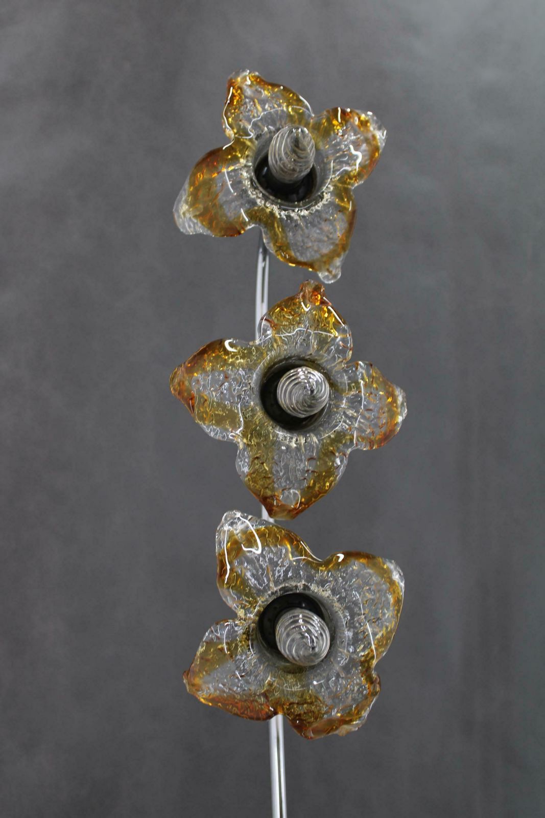 1980s Floor Lamp With Murano Glass , Italy photo vintage