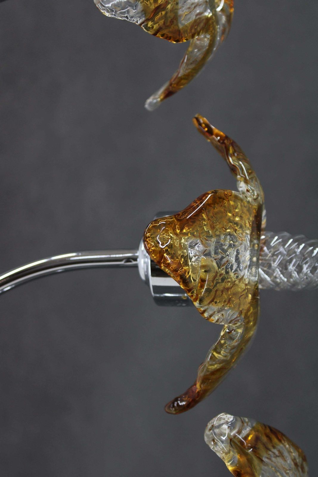 Lighting 1980s Floor Lamp With Murano Glass , Italy photo
