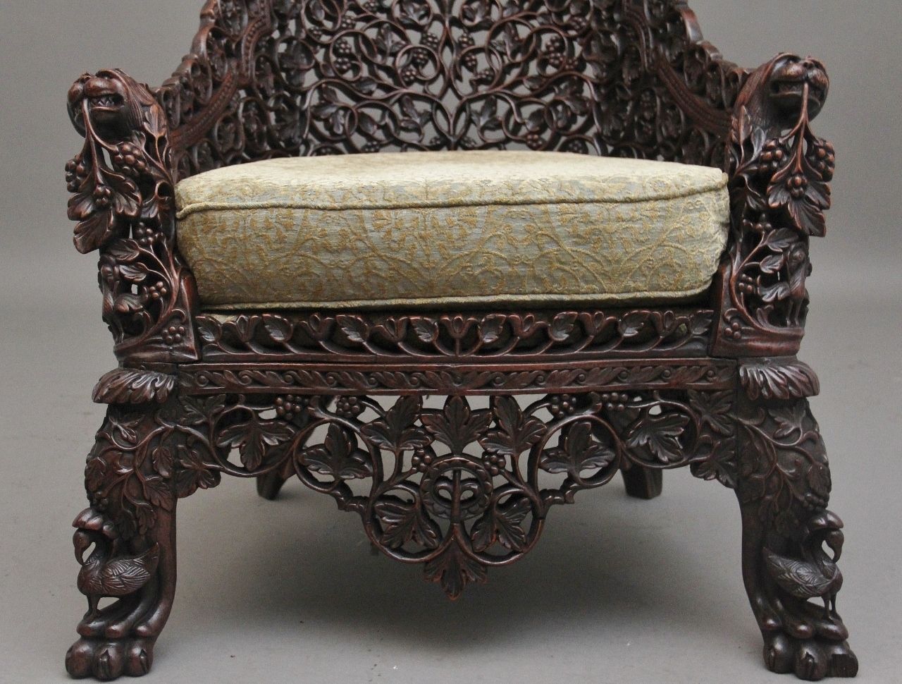 photo buy 19th Century Anglo Indian Armchair