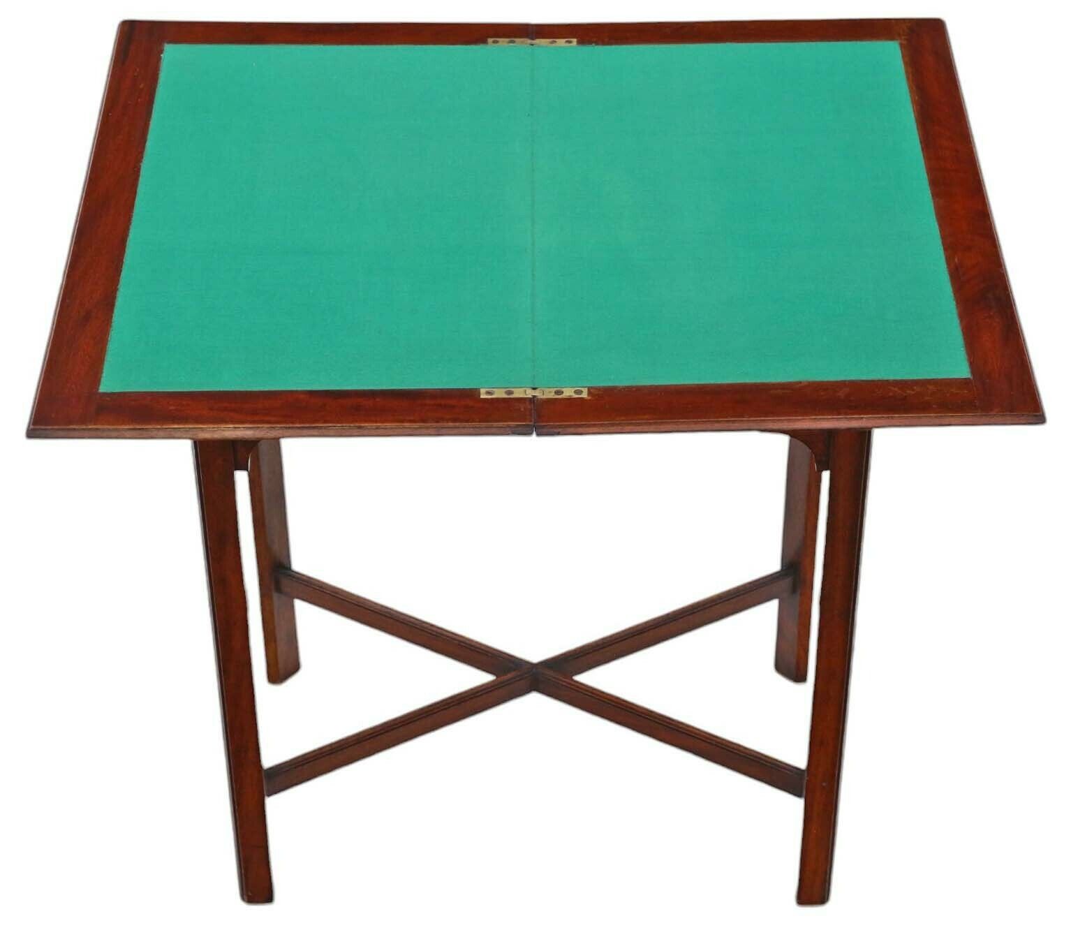 Antique Fine Quality Early 20th Century Mahogany Writing Card Table   Desk Side Dressing photo buy