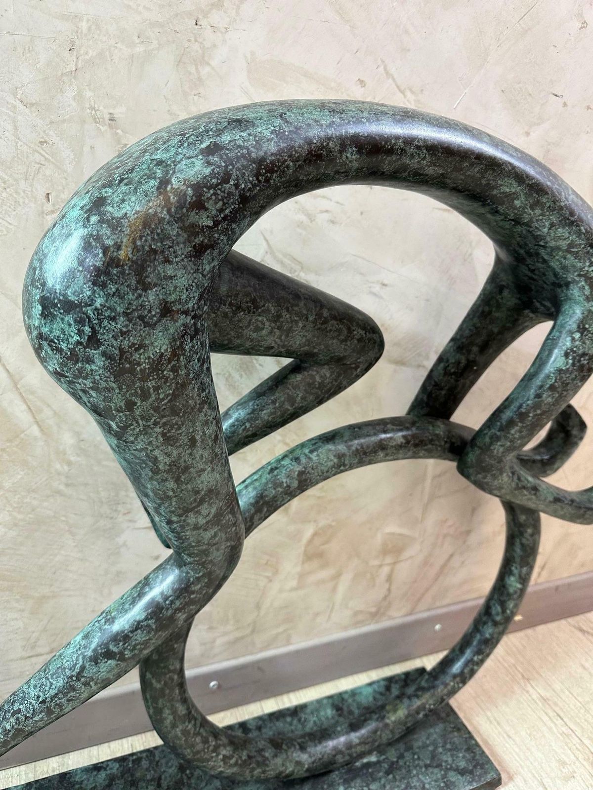 Contemporary "Tour De France" Cyclist Bronze Sculpture photo 6373.0
