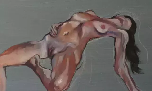 Jung Axel, Nude Painting, Oil On Canvas, 21st Century