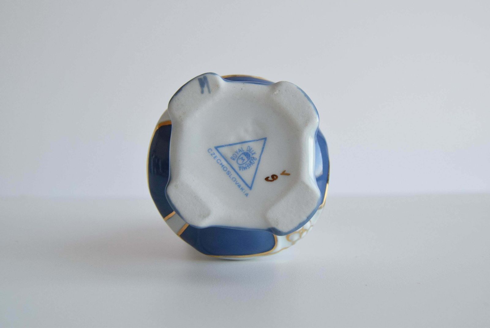 photo furniture Porcelain Vase By Royal Dux, 1960's.