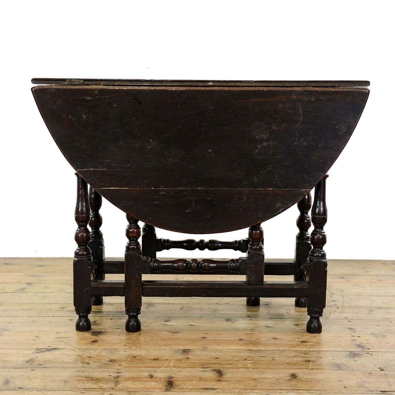 18th Century Antique Oak Gate Leg Table | Drop Leaf Table | Antique Oak Extending Table | Console Table photo for sale
