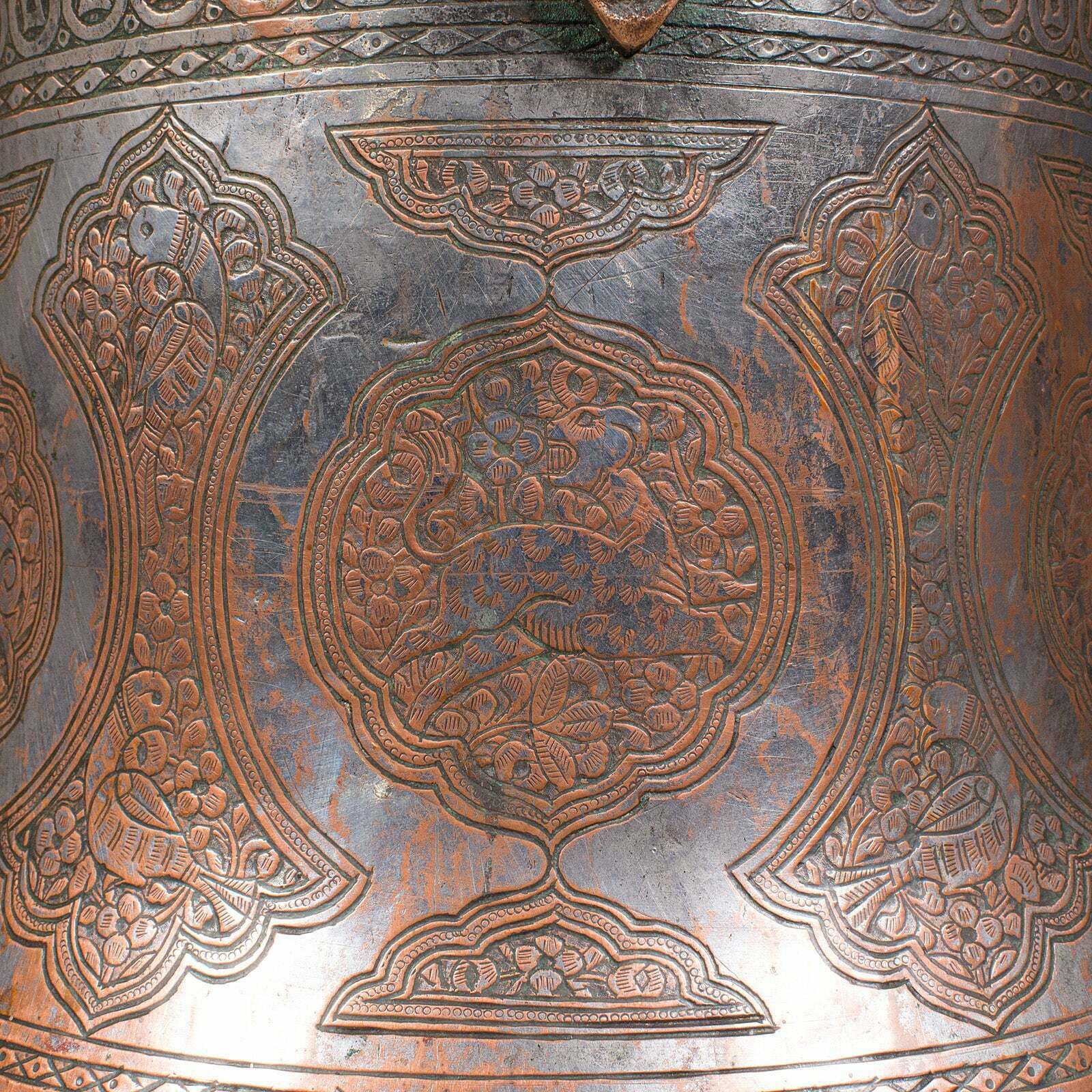 photo for sale Antique Water Bucket, Burmese, Silvered Copper, Fireside Store, Georgian, C.1800