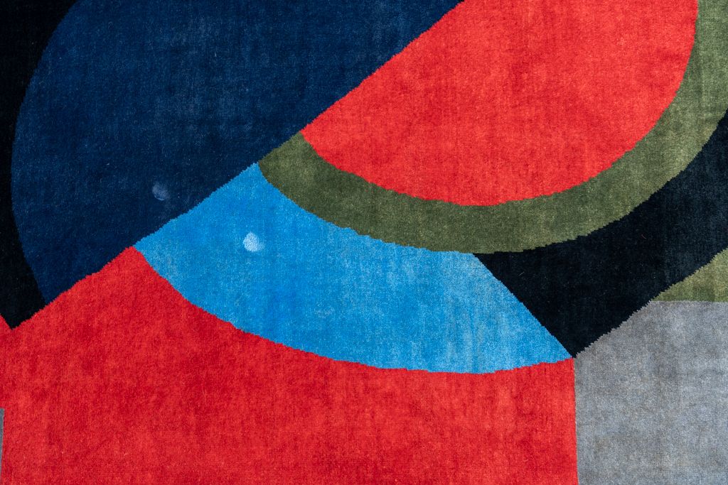 Hand Woven Tapestry Inspired By Sonia Delaunay. January 2023. Ls58065509e photo vinterior