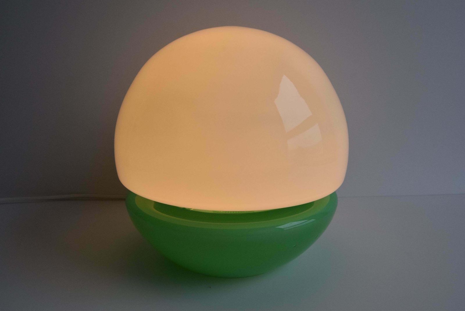 Glass Table Lamp, By štěpán Tabera For Opp Jihlava, 1970s. photo vinterior