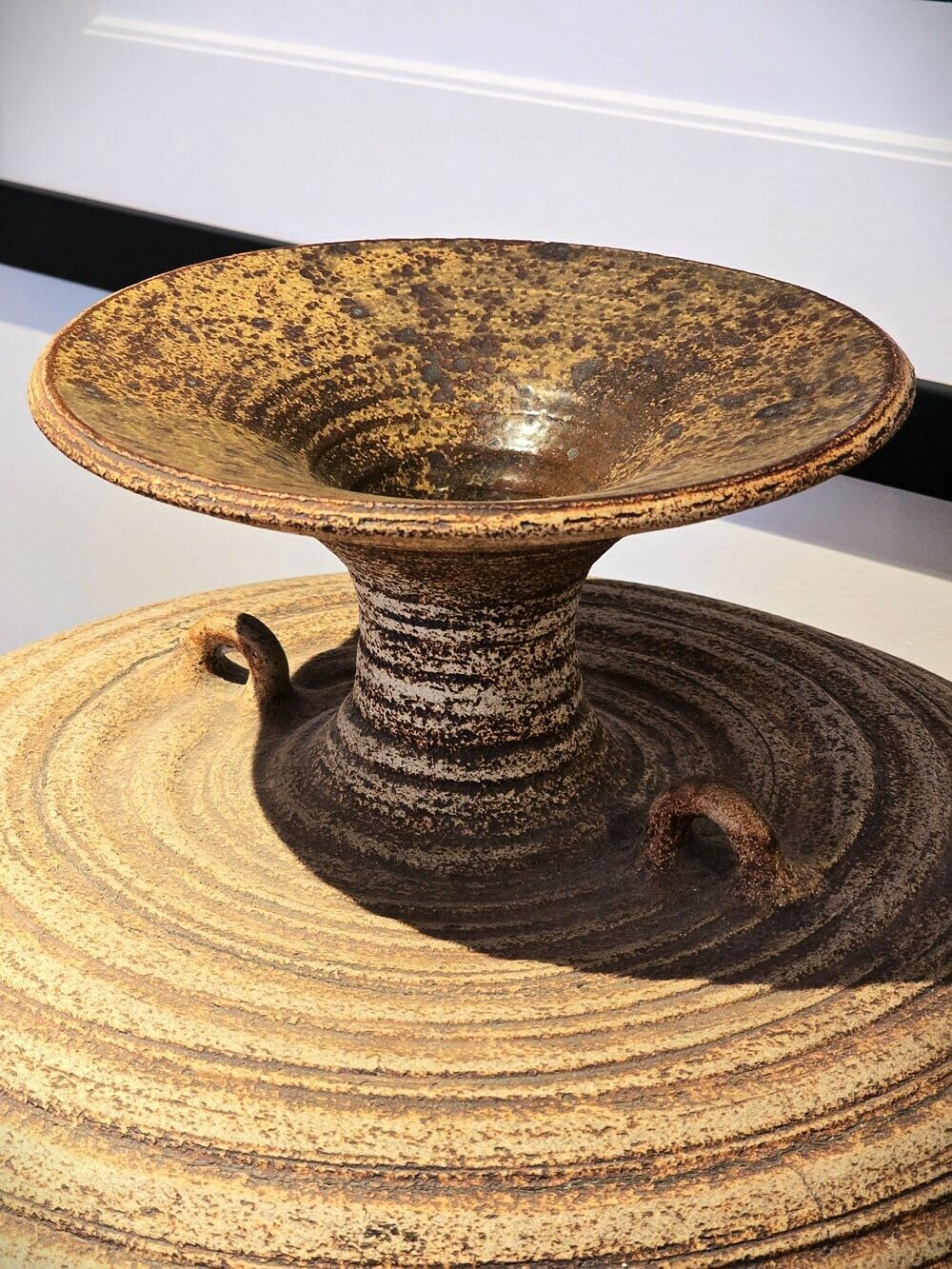 Waistel Cooper (1921 2003) – Monumental Lugged Vase photo for sale