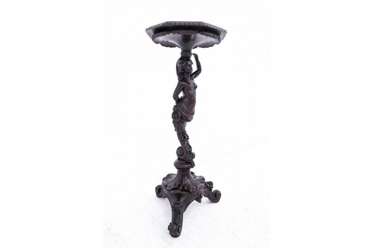 photo furniture Carved Pedestal, France, Ca. 1880.