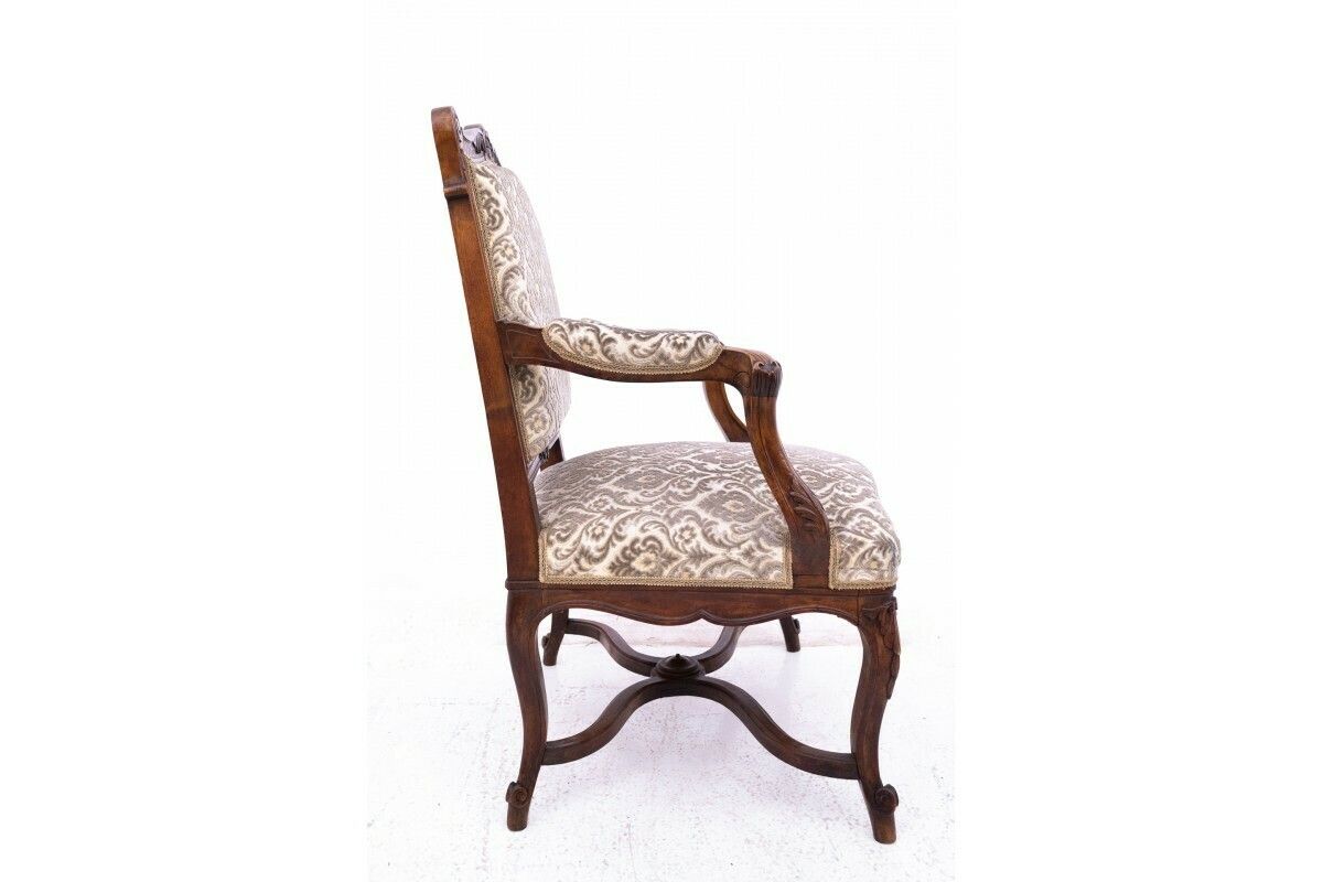 1430.0 Pair Of Antique Armchairs, France, Ca. 1900. photo