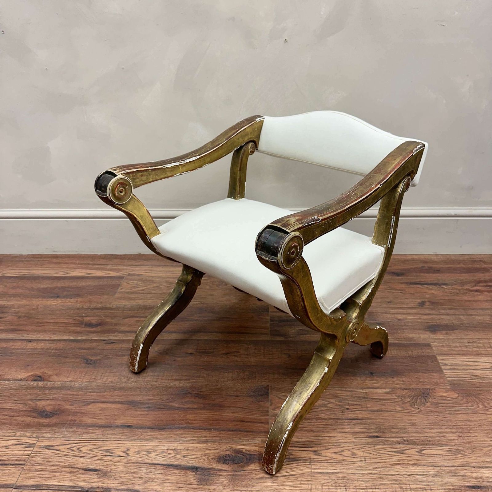 19th Century French Gilt Prayer Chair
