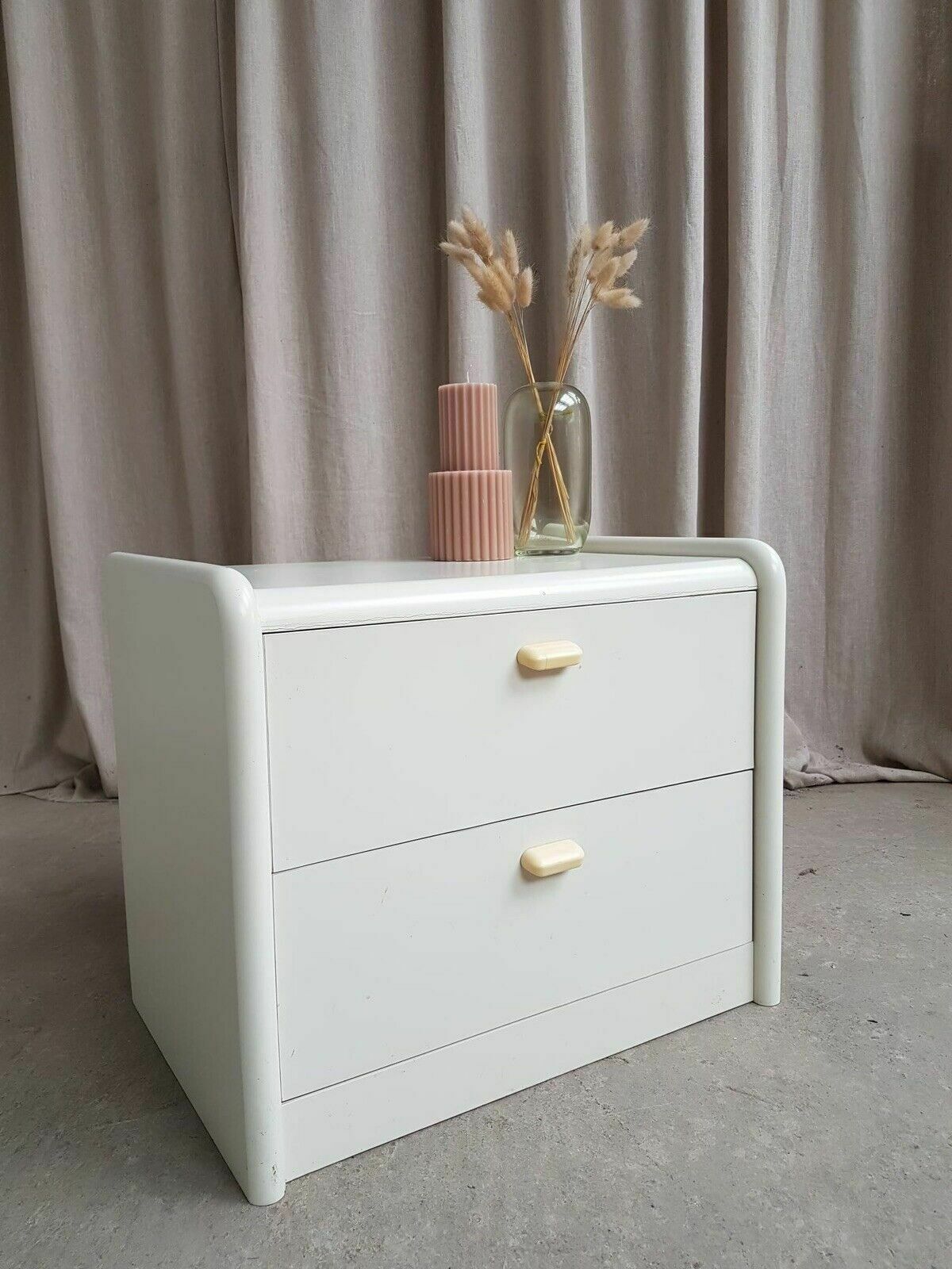 Vtg Late Mid Century Space Age Small Chest Of Drawers Scandi Danish Retro R599 photo furniture