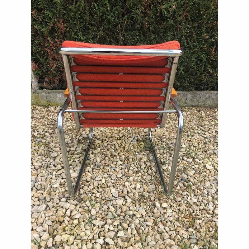 Furniture Pair Of Vintage Mb Lounge Armchairs By Marcel Breuer For Knoll photo