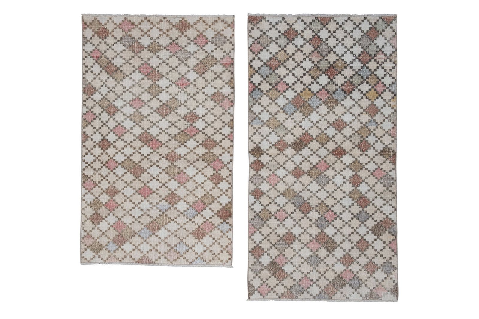 Distressed Pair Turkish Sparta Rug 118 X 187 110 X 213 Cm