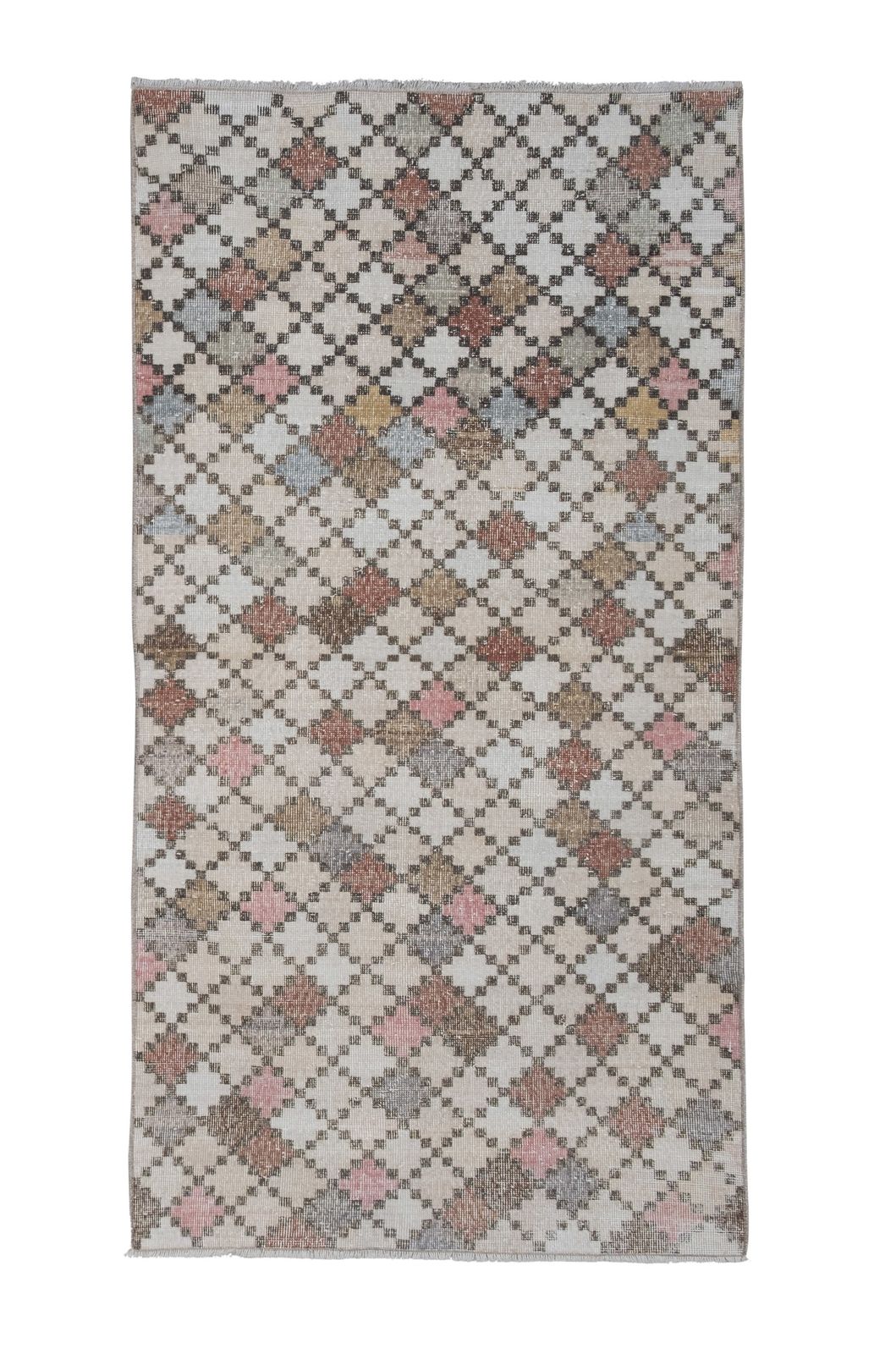 Distressed Pair Turkish Sparta Rug 118 X 187 110 X 213 Cm photo for sale