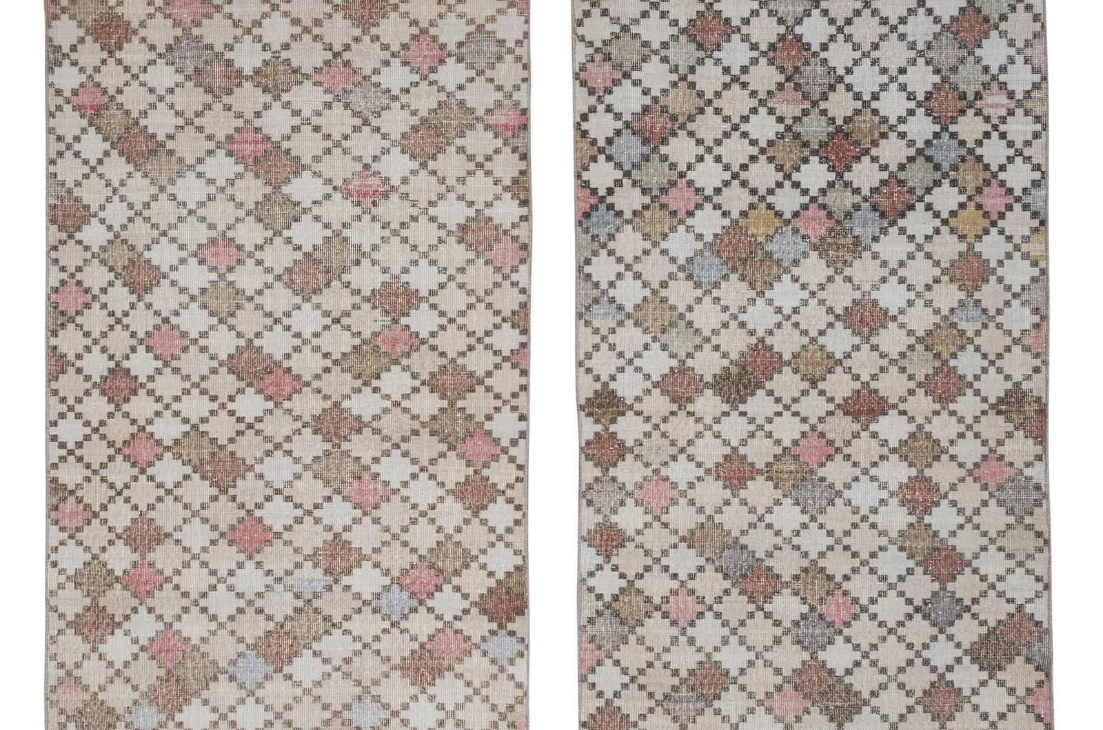 Distressed Pair Turkish Sparta Rug 118 X 187 110 X 213 Cm photo 511.0