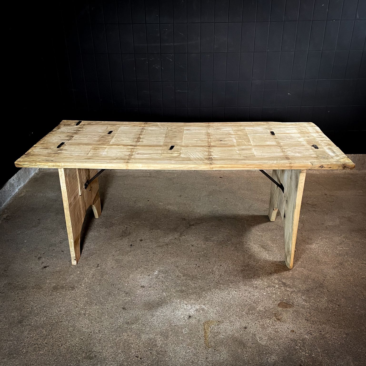 Wabi Sabi Teak Dining Tables – 3 Pieces Available photo furniture