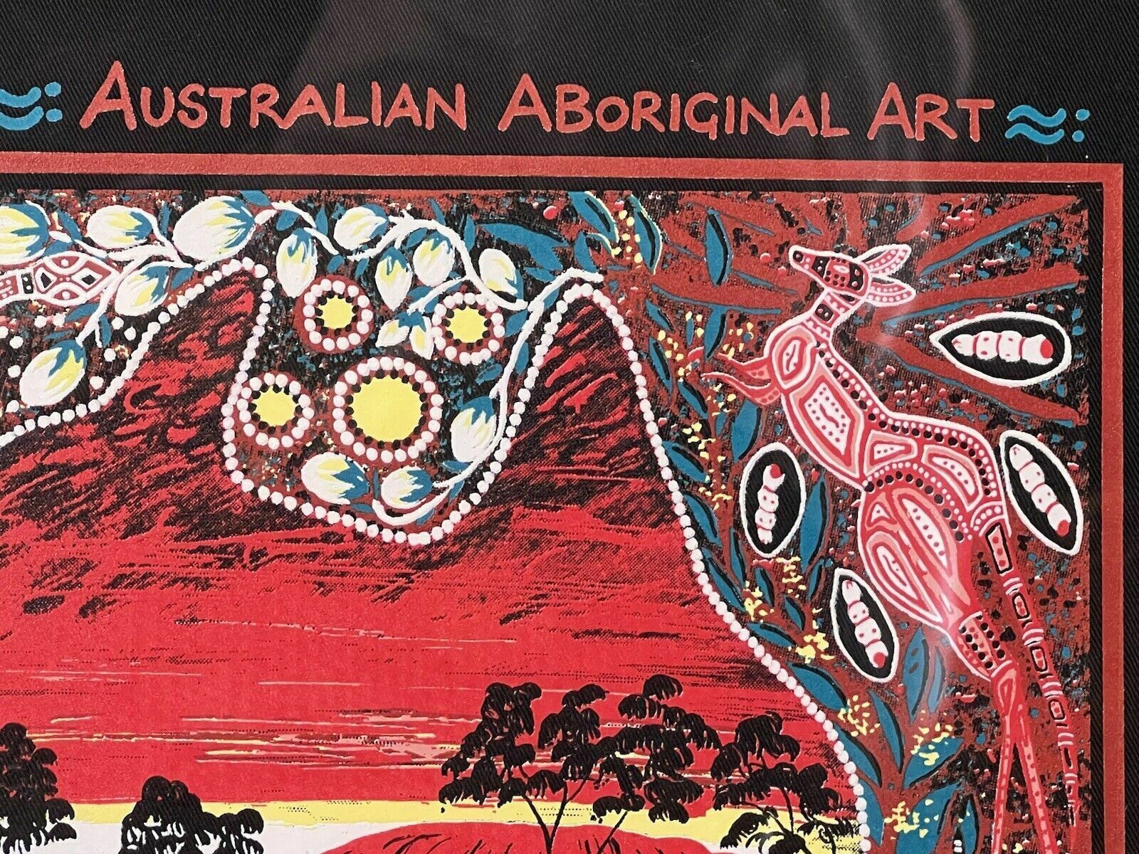 photo furniture Australian Bulurru Aboriginal Artwork Titled 'Ngura Our Land' By Artist Tjinta